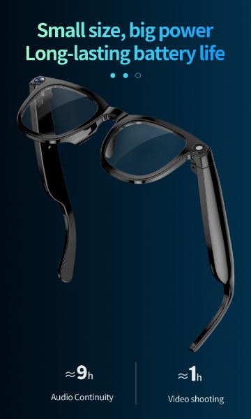 BLACK AI Smart Glasses CY01B