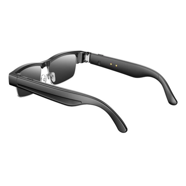 D_银 镜框_黑镜片 1 black AI Smart Glasses L802