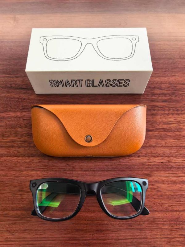 Black AI Smart Glasses MT5