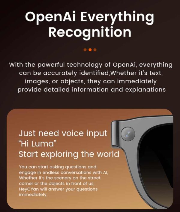 Real-time translation smart glasses