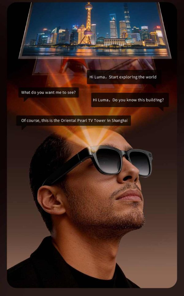 Real-time translation smart glasses